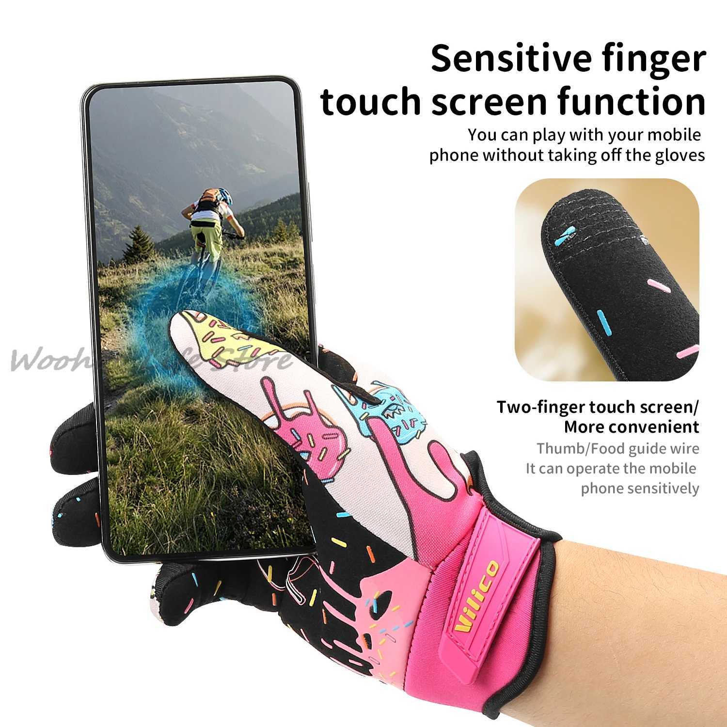 Unisex Lightweight Outdoor Gloves Breathable Full Finger Durable Grip for Disc Sport And Cycling Comfortable Design M260311