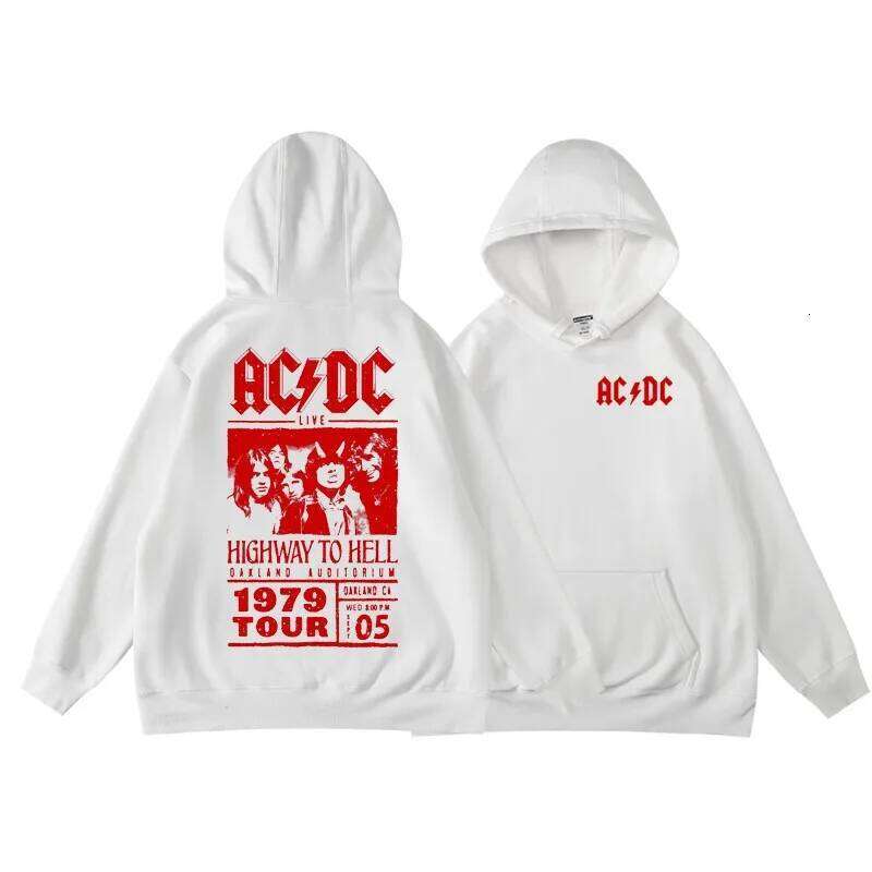 New ACDC Rock Band's Unisex Hooded Sweatshirt 2026 Autumn Winter High-end Luxury Is for Both Men and Women C260311