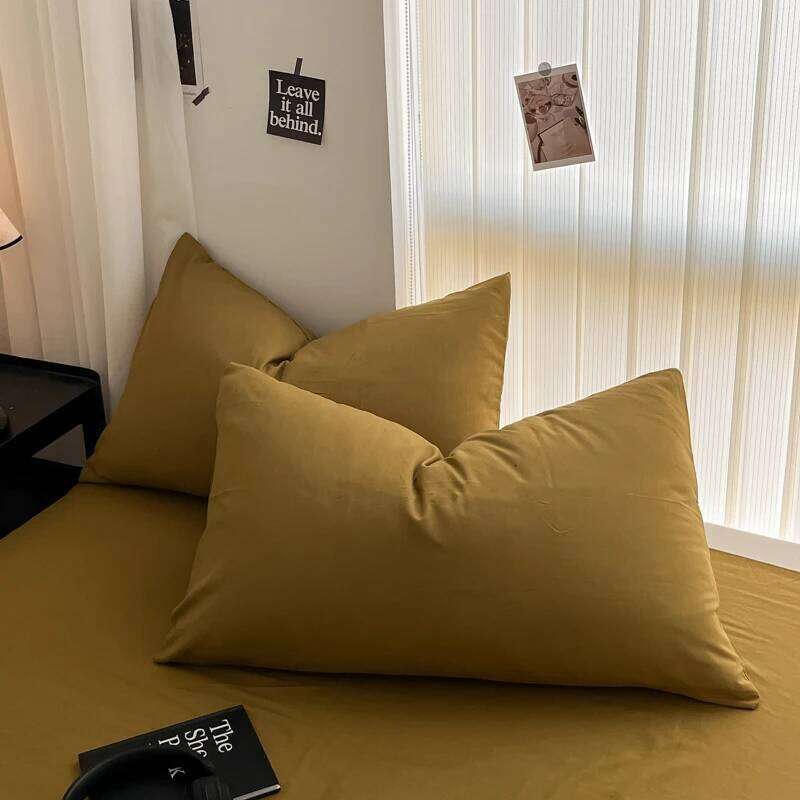 Cozy Bedding Set 3Pcs,1 Duvet Cover with Zipper Closure,2 Pillowcases,Solid Color,Super Soft, Machine Washable, Colorfast H260311