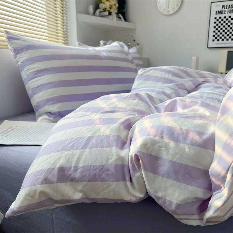 Pre-Washed Brushed Ultra Soft Duvet Cover Set with Pillowcases - Luxurious Cozy Bedding for a Heavenly Sleep Experience H260311 - view 7