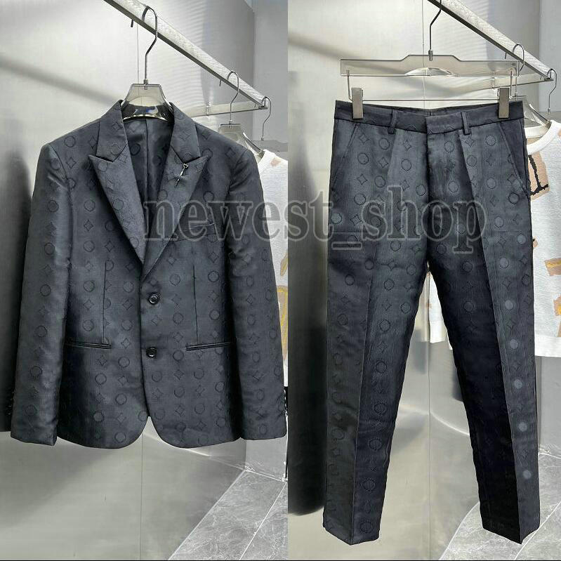 Designer Mens Suits Blazers 26ss Luxury Western-style Leisure classical flower print coats men letter printed jacket slim fit casual High end suit