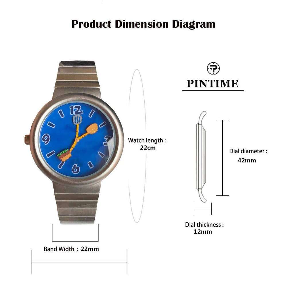 Men Women Fashion Simple Original Hamburger Design Creative Cute Cartoon Waterproof Couple Watch UNISEX Quartz Wristwatch