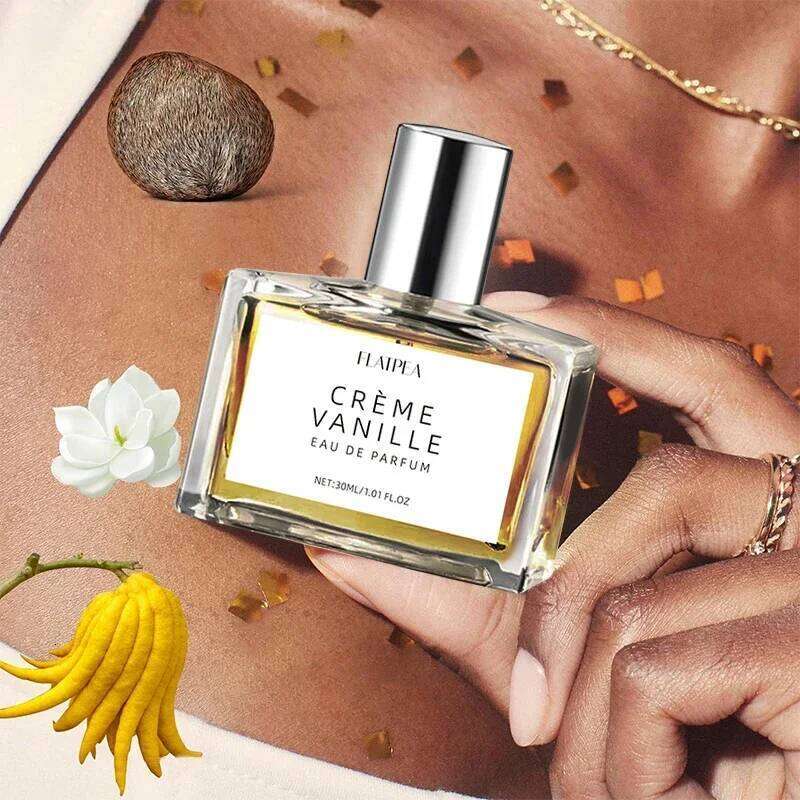 Premium French Creamy Vanilla Perfume Unisex Lasting Fresh Charming Eau De Toilette Irresistible Gourmet Fragrance Spray 30ml Z260311