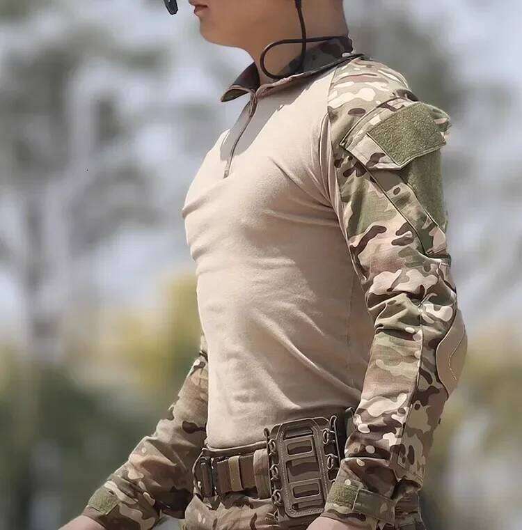Combat Shirts Uniform Camouflage 4XL Cargo Sport Airsoft Paintball Hunting Hiking Tactical Shirt Men Waterproof Tops 26H0311