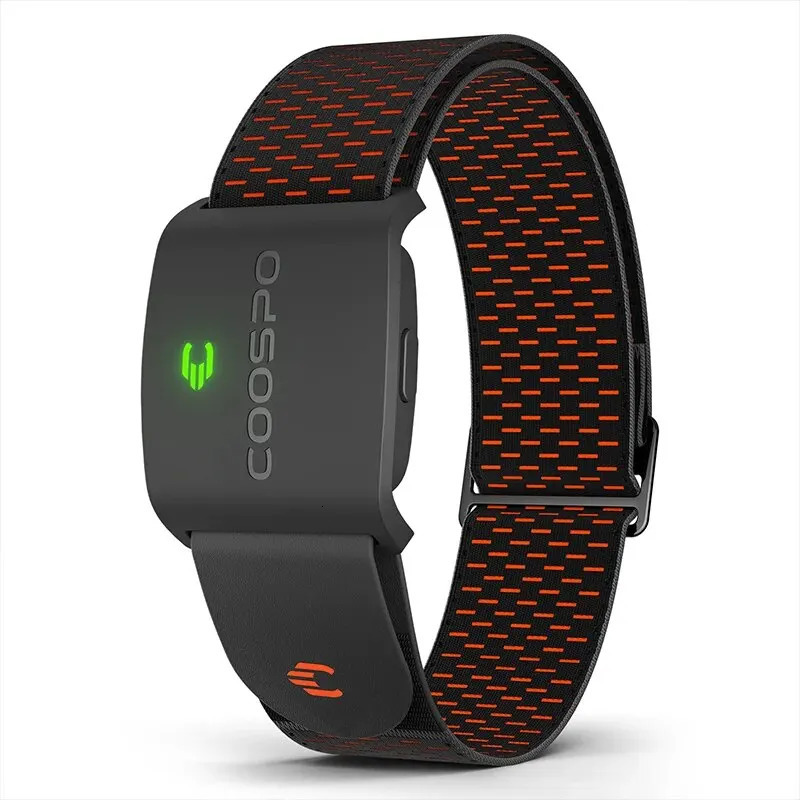 COOSPO HW9 Armband Heart Rate Monitor with HR Zones/Calories HRM Sensor for Fitness Cycling BLE50 ANT for PelotonZwiftWahoo 260302