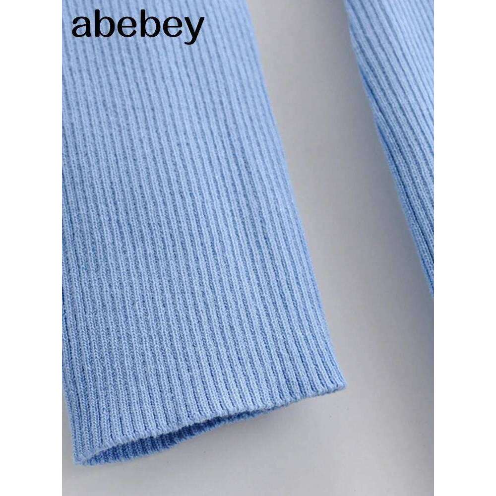 2026 New Basic Fashion Women Elastic Solid Elegant V Neck Sweater Sleeve Ladies Side Open Midi Long Dress Z260311