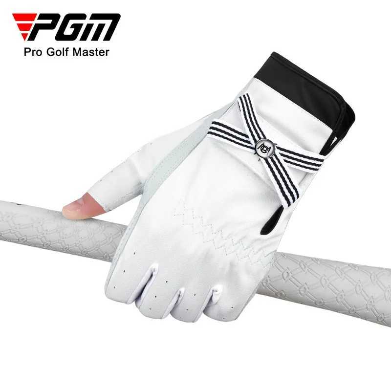 PGM Sheepskin breathabLE gloves for women 1 pair genuine LEather sports gloves for women in the palm anti slip training gloves eLEgant M260311