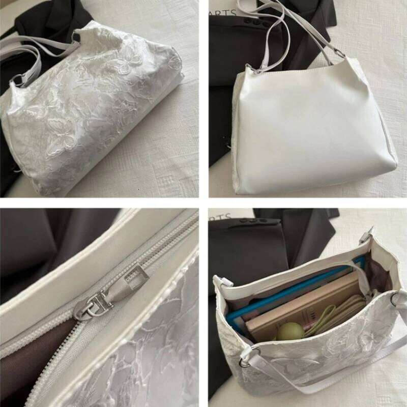 Versatile Butterfly Women Shoulder Bags Sweet Portable Female Commuter Tote Bag Simple Large Capacity Ladies Purse Handbags XJ260311