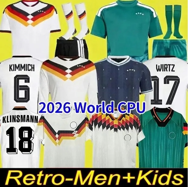 2026 germany World Cup MUSIALA soccer jersey Retro 26 27 KIMMICH WIRTZ football Shirt Matthaus KLINSMANN 1990 1992 1994 1996 2006 2014 BALLACK KLOS
