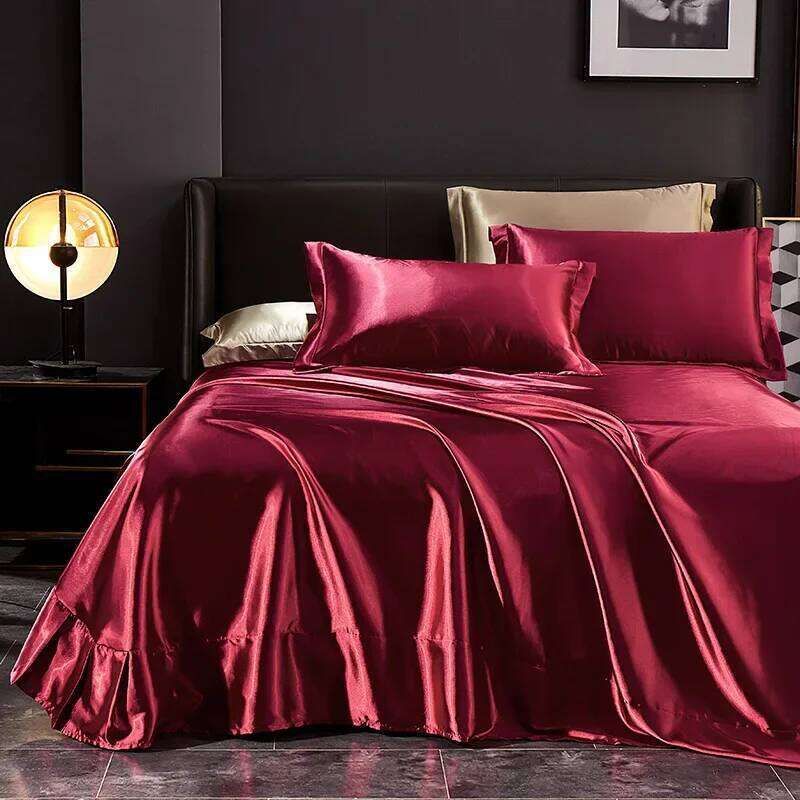 Pure 100% Silk Comforter 4pcs King Queen Size Bedding Kit Cover Linen Sets My Melody Bed Sheets H260311