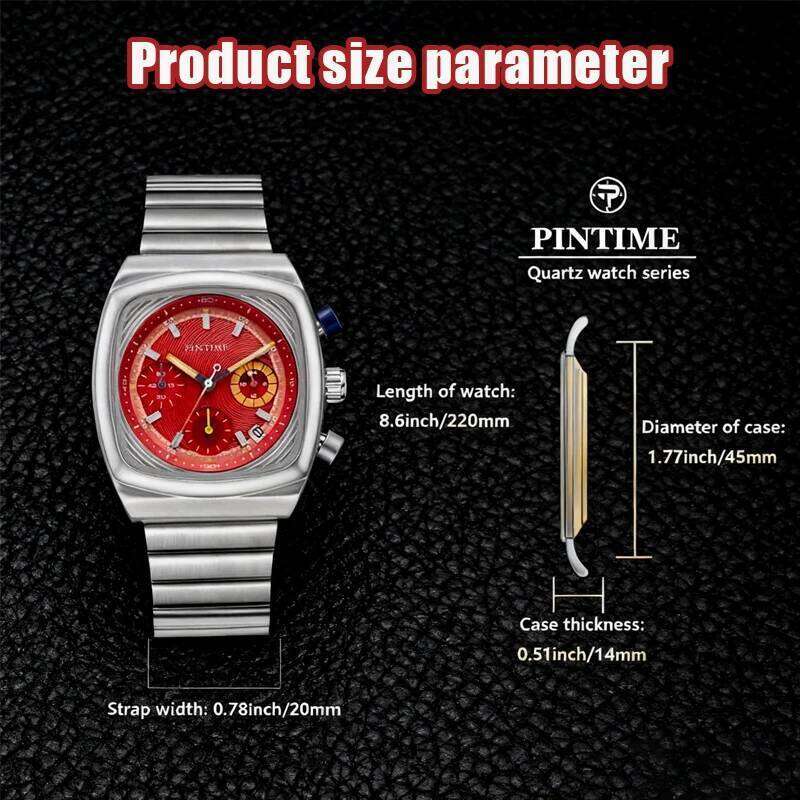 Men's wristwatch 2025 new square niche light luxury high-end men's trendy quartz Sports watch