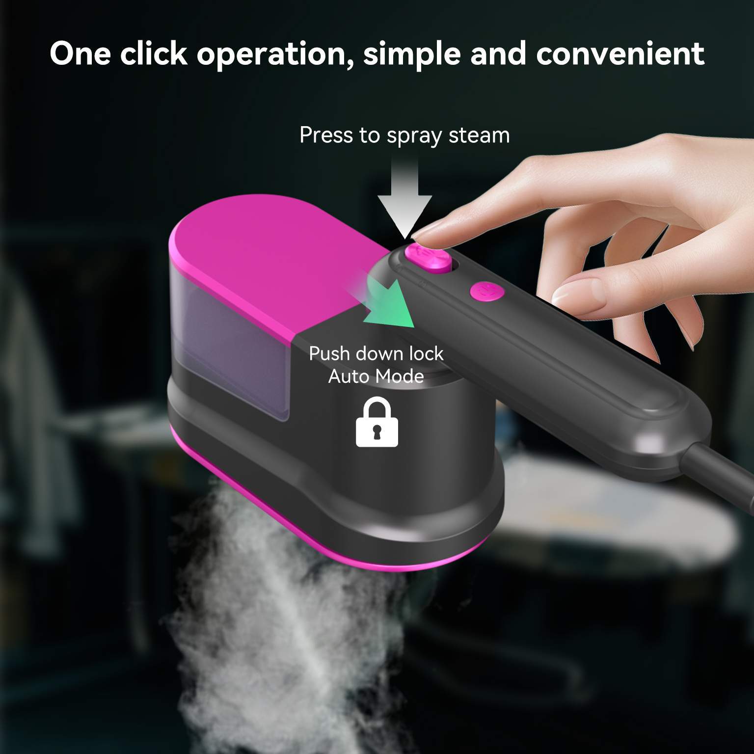 Efficient Mini Steam Press - Convenient Pocket-Sized Tool Ideal for On-the-Go Smooth Fabrics