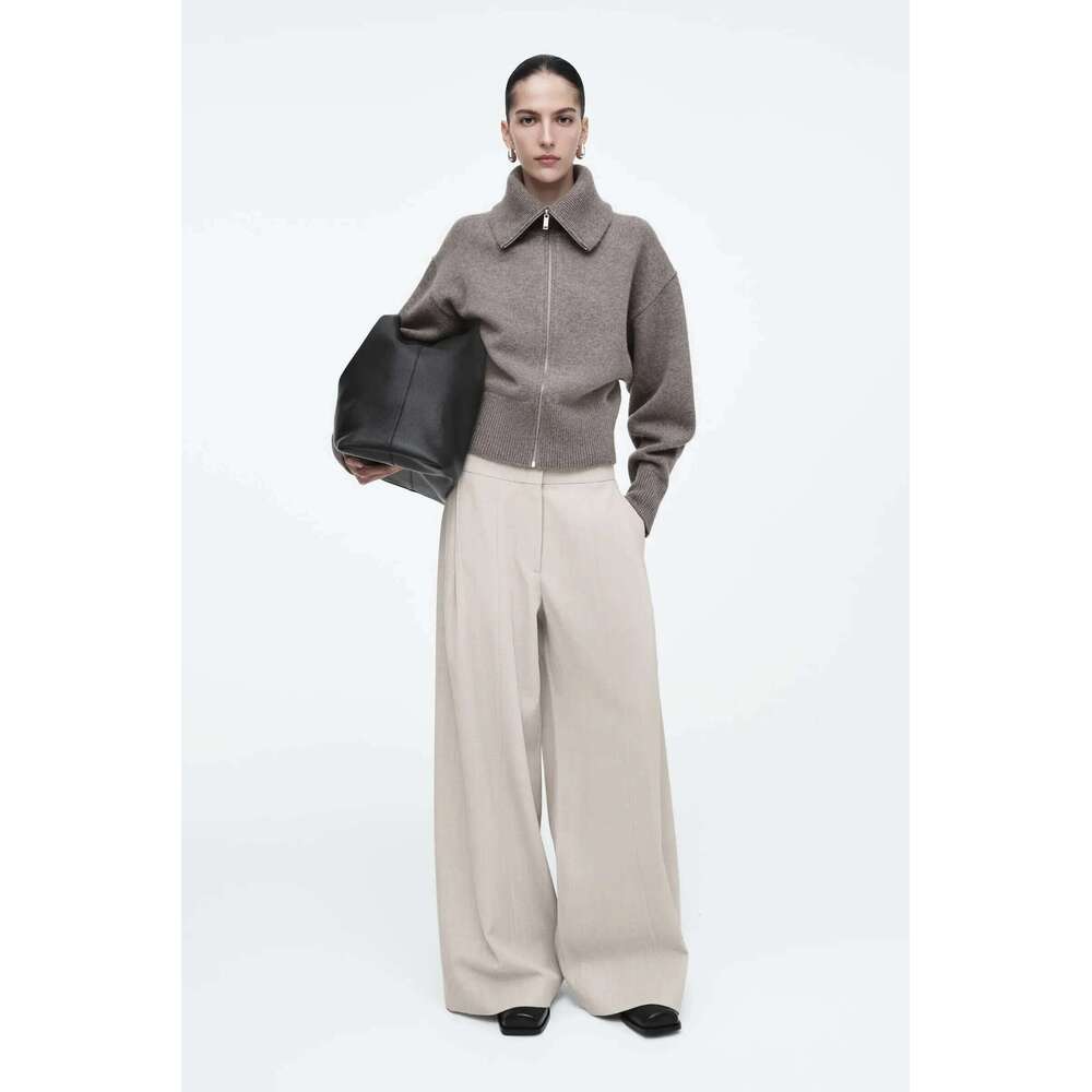 Ethereal MD 2026 YAZHIMEI cos mod spring new style of Ladies' casual standard fit waist-cinching knitted pilot jacket