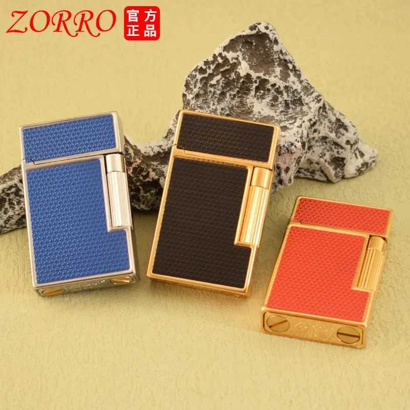 2025 Brass Side Pulley Ignited Kerosine Lighter Integrated Oil Tank High end Collection Fuel Oil Lighters Smoking Gadgets N260311