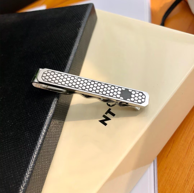 Luxury Business shirt Tie Accessories Montblancs Mans Jewelry Brand Tie Clips Fashion Gentleman MB Designer Tie Clips with gift box