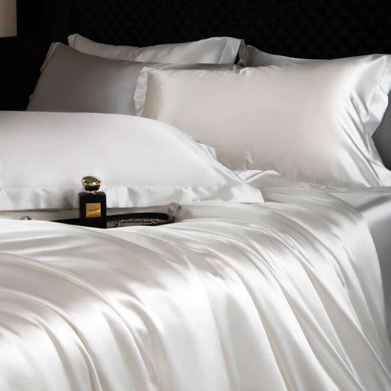 100% Mulberry Silk King Bedding Duvet with Pillowcase Comfortable Linen Sheet Silky Bed Cover Sets H260311