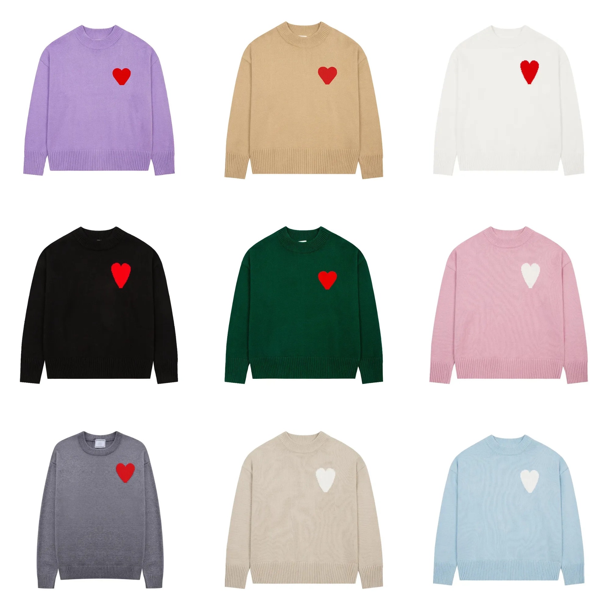 Men's Sweaters Designer Sweaters Luxury Cotton Love-themed printed Multicolored Cardigan Knitted Sweaters Fashion Y2k Knitwear