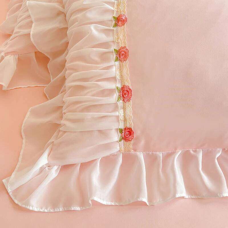 3 Pieces Korean-style Bedding Set King Size duvet cover pillow Shams for All Seasons bedroom decoration H260311