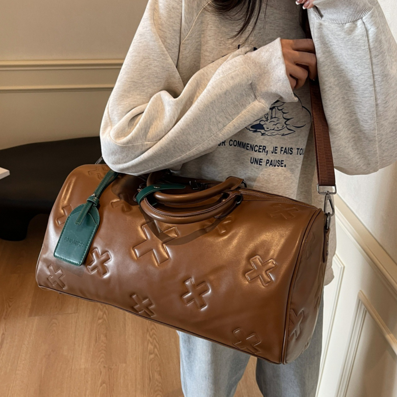 Large Slouchy Crossbody Bag Women - Water-Resistant, Sporty hot Stylish, Perfect for Gym, Yoga & Everyday Use