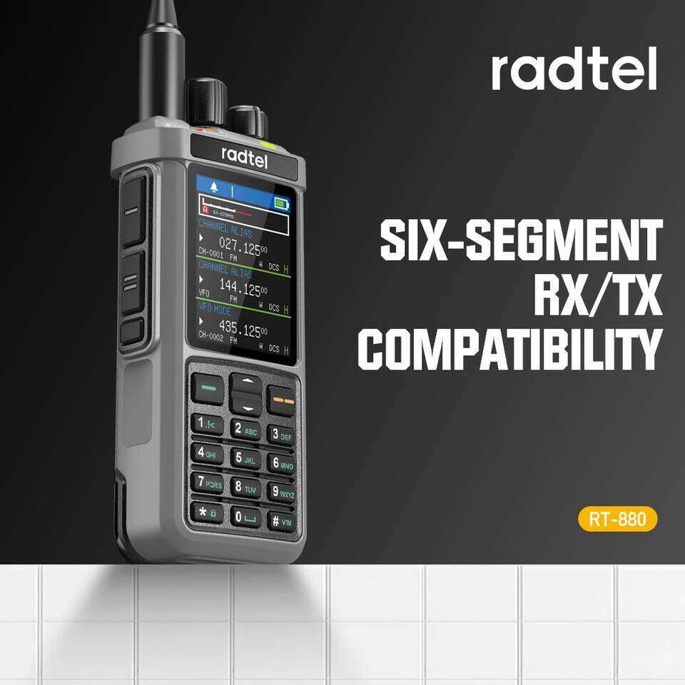 Radtel RT-880 10w Ham Radio with Cross Band Repeater Short Wave HF SSB CB Walkie Talkie AM USB LSB CW 1024 Channels , USB-C 26Y0311