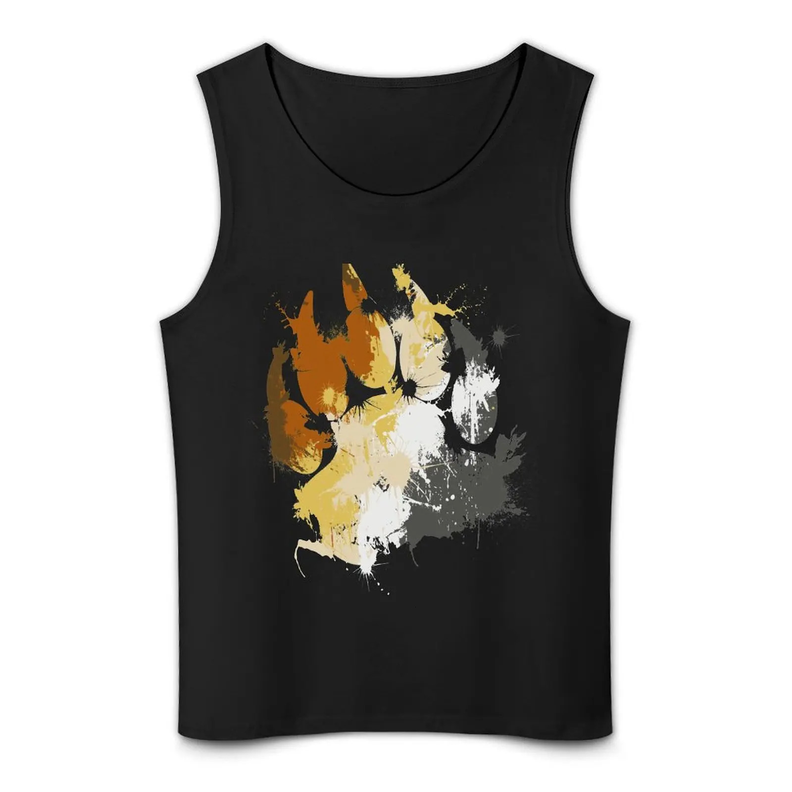 Gay Bear Pride Tank Top vest men gym clothes man anime top t-shirts man 260309