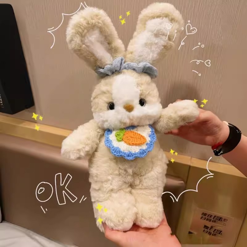 Cute good night rabbit plush toy doll doll sleeping throw pillow bed sleeping doll girl birthday gift