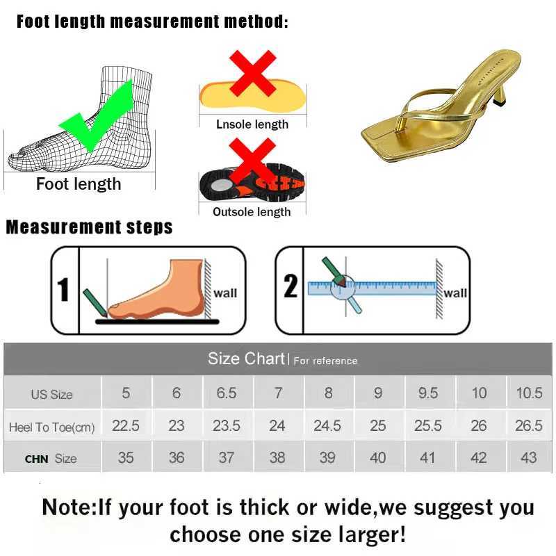 Golden Ladies Thin Heels Pumps Slides Shoes Female Slip On Footwear Fashion Shallow Women Medium Heels Shoes Flip flops K260311