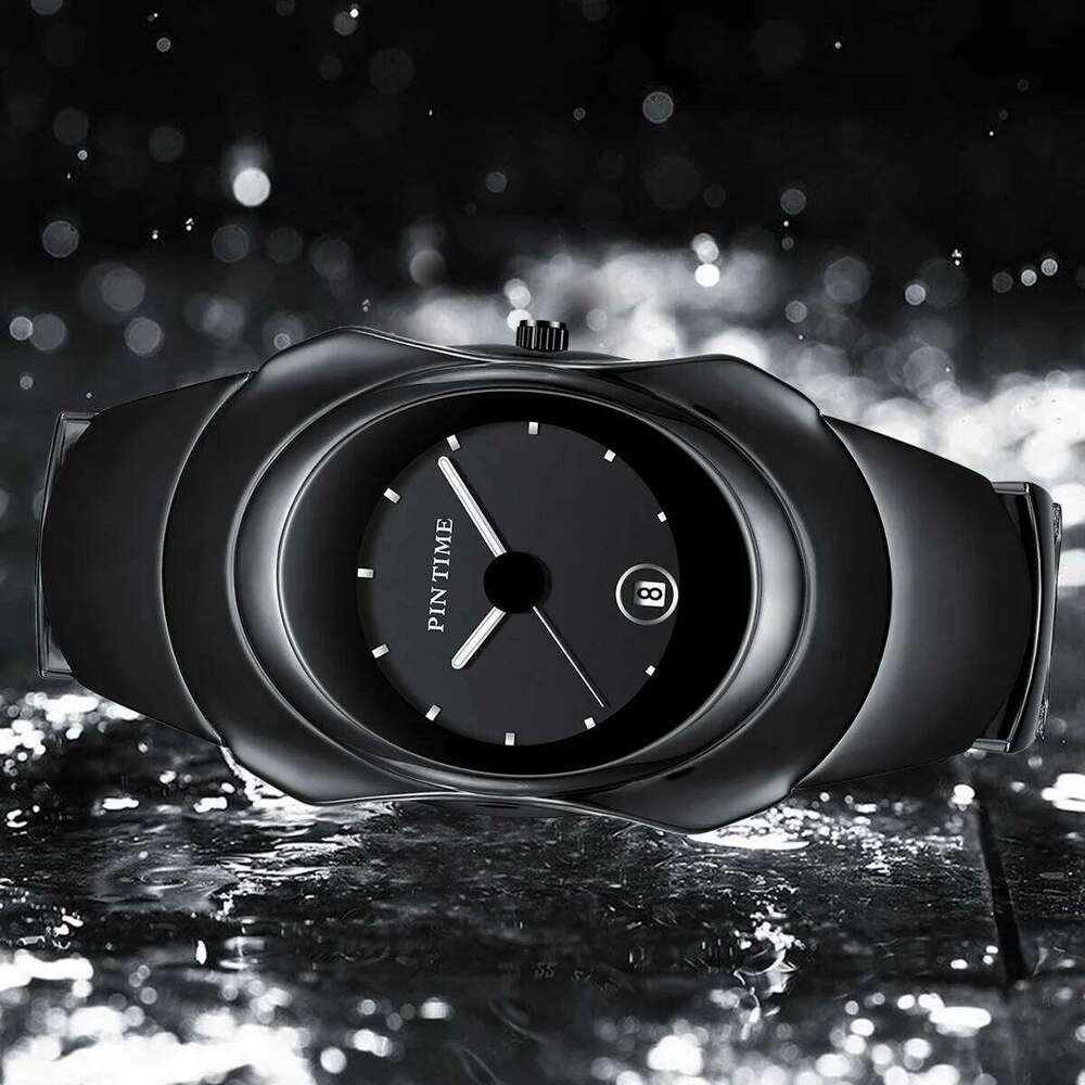 Men Fashion Watch Unique Time Bomb Dress Vintage Analog Quartz Wristwatch Luminous Hand Waterproof Auto Date Clock Relogio Gifts
