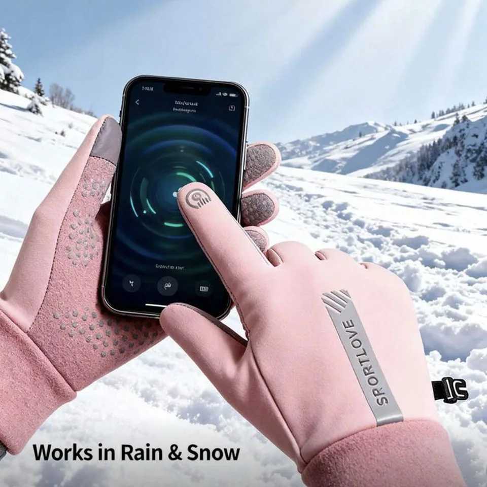 GTUBIKE Winter Sports Warm Gloves Touch Screen Skiing Gloves Water Resistant Windproof Autumn Winter Outdoor Sports Gloves M260311