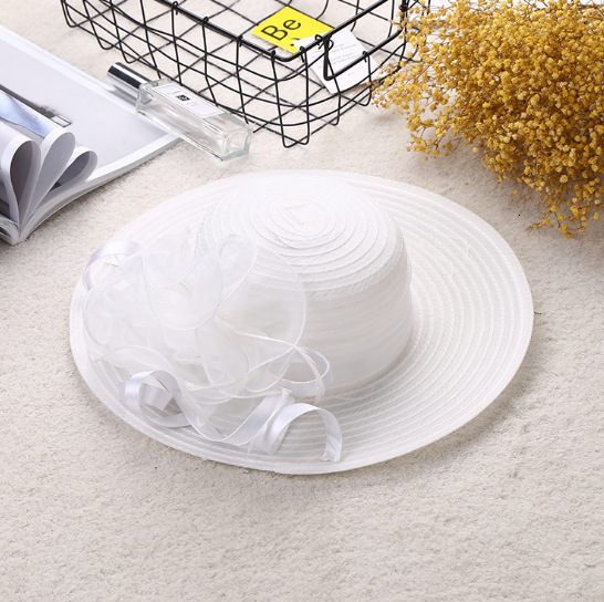 Fascinator Hats for Women Elegant Wedding and British Lady Deby Race Top Church Hats for Black Women S10-4266 250402