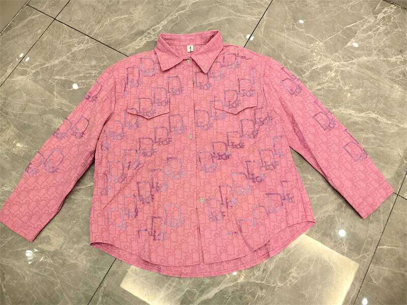 New Spring All Match Loose Cardigans Coat Full Diamonds Hot Drilling Denim Blouses Streetwear Long Sleeve Casual Top Shirts MAKOUFEI