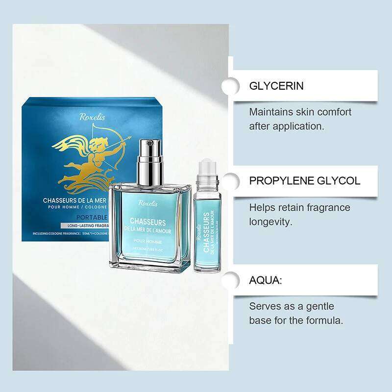 Cologne Men Gift Set Gentleman's Confidence Spray Lasting Fresh Alluring Premium Men's Fragrance Perfume Z260311