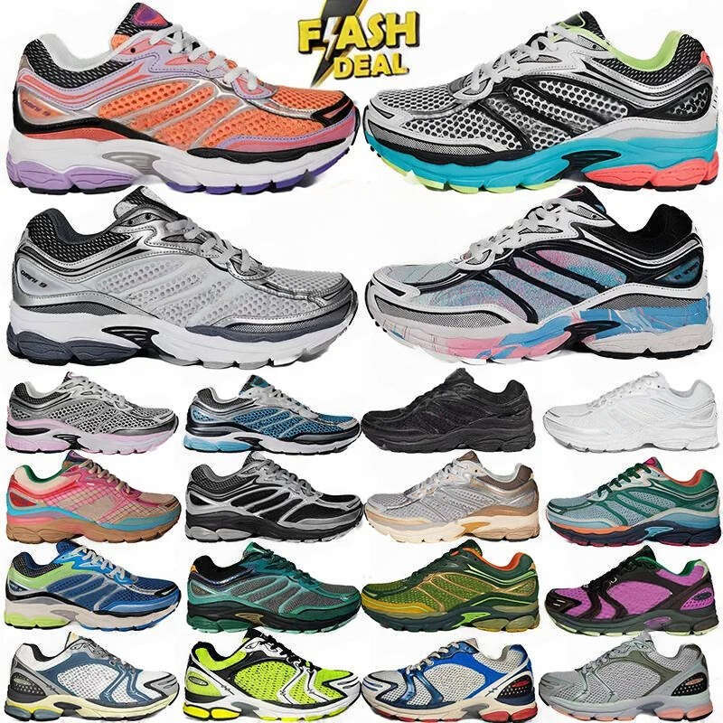 Designer Outdoor Running Shoes Shock Absorption Wear Resistant Thick Sole Black Grey White Navy Green Blue Silver Pink Sneakers eur 35-46