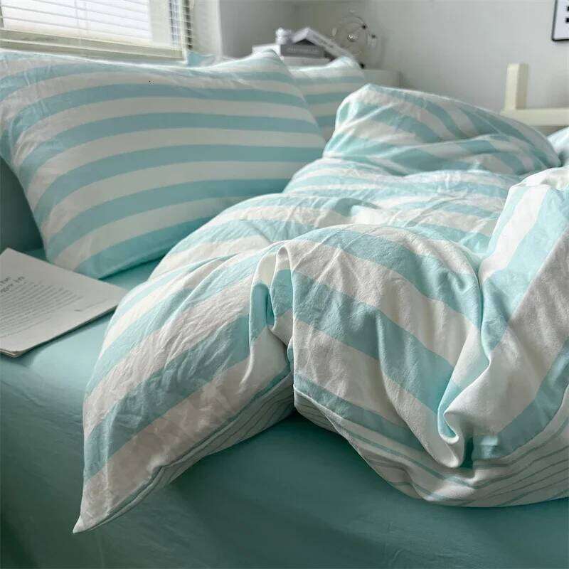 Pre-Washed Brushed Ultra Soft Duvet Cover Set with Pillowcases - Luxurious Cozy Bedding for a Heavenly Sleep Experience H260311 - view 4
