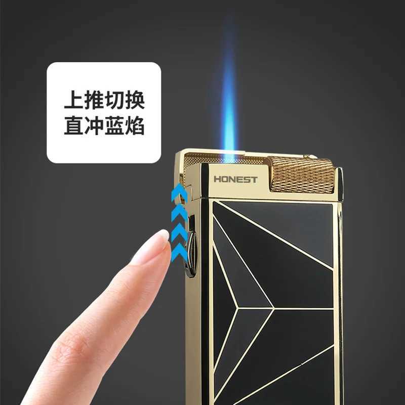 2026 New Metal Lighter - Windproof Dual Fire Starter - Fashionable Cigar Lighter - Premium Mens Gift - Outdoor Utility Item N260311