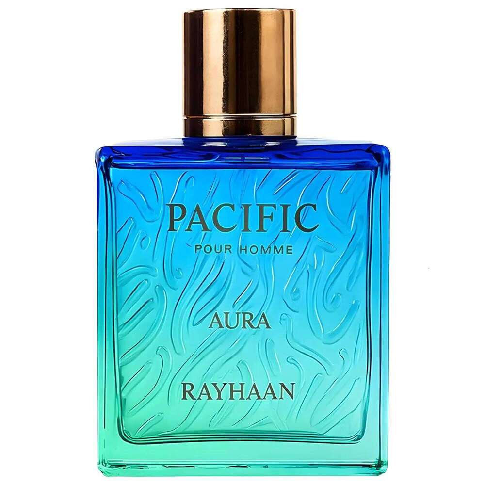 Rayhaan Pacific Aura 100ml De Long Lasting Citrus, Amber,Fresh Eau de Parfum Spray Men suitable for any occasion Z260311