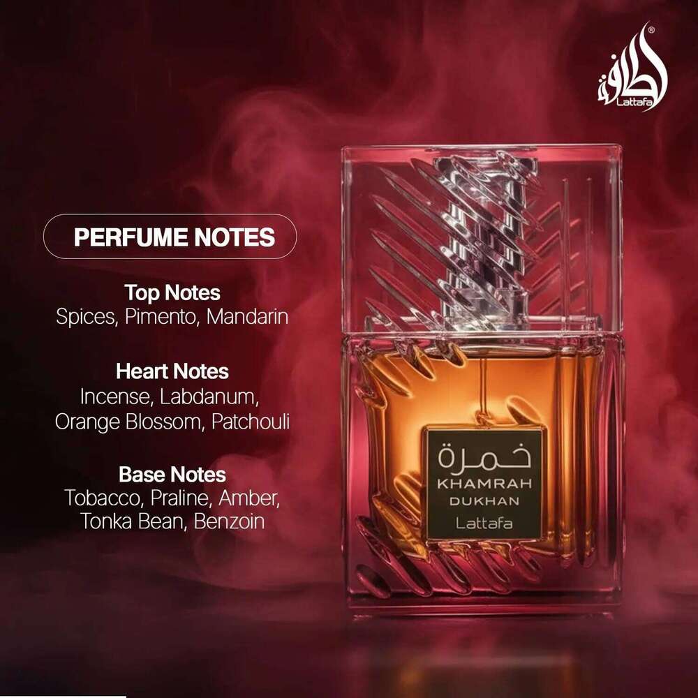 Khamrah Dukhan Unisex Eau de Toilette Spray, 3.4 oz/100 ml Z260311