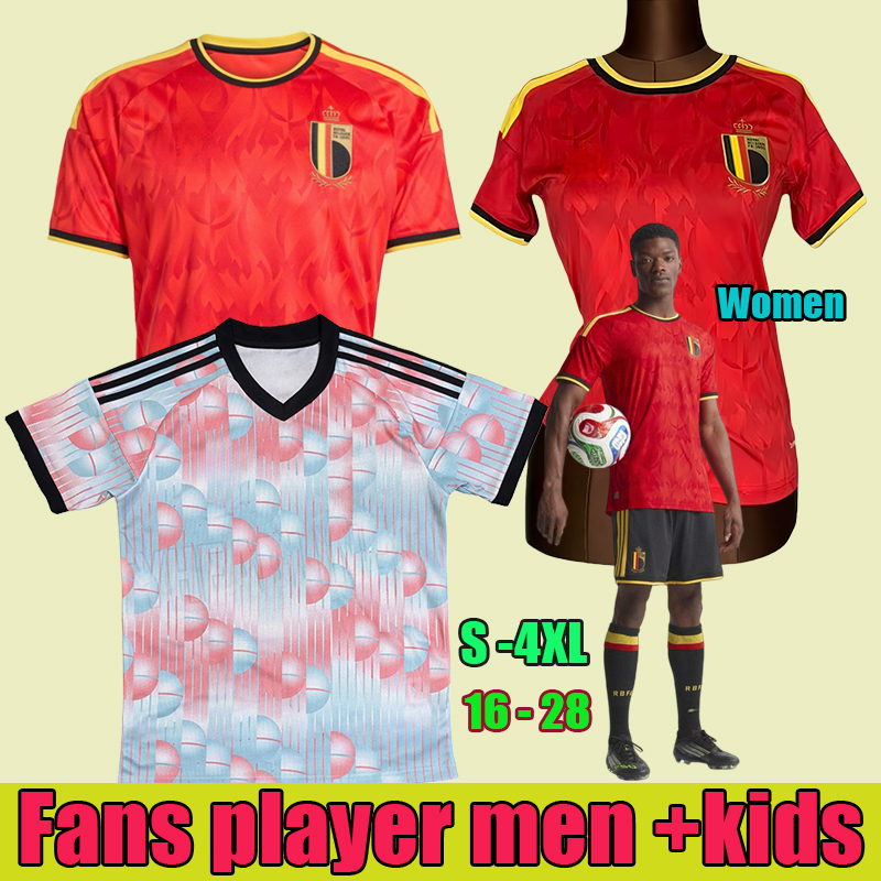 2026 Belgium World Cup Soccer Jerseys DE BRUYNE TIELEMANS DE CUYPER Football Shirts DOKU TROSSARD National Football Team OPENDA football kits FOFANA RASKIN Men Kits