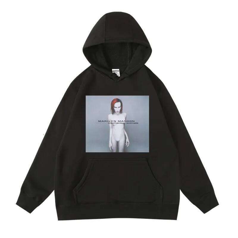 New Rock Manson Band Hooded Hoodie 2026 Autumn Winter High-end Luxury Is for Both Men and Women C260311