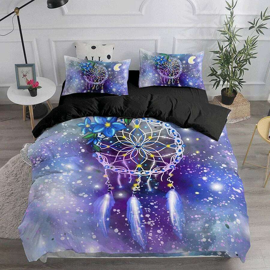 Dream Catcher Bedding Set Elegant Bohemian Duvet Queen 240x220 Ethnic Quilt Single Double King Comforter Bed Cover H260311