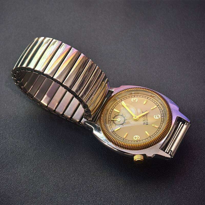 Original Spring Strap Independent Second Dial Retro Unique Men's and Women's Quartz Watch