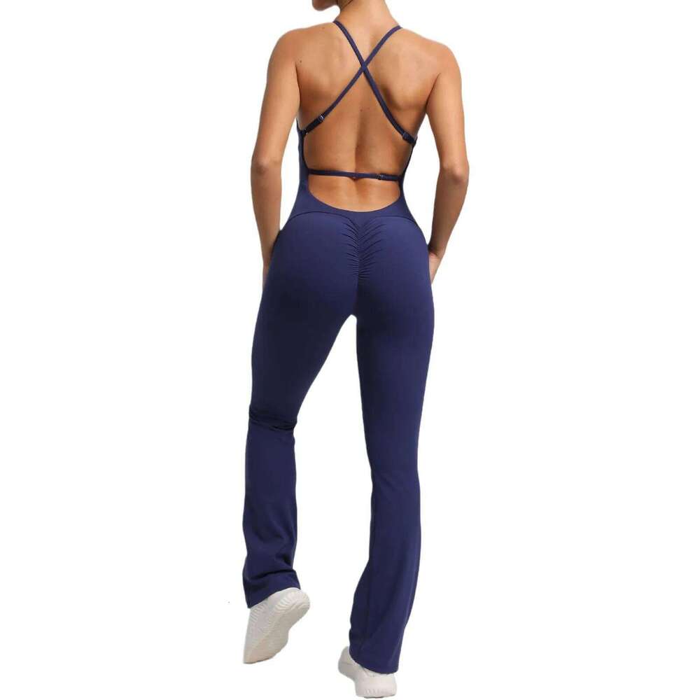 Sexy Bodysuit Clothes Women V- Sportswear Gym Jersey Camping One-piece Training Yoga Suit 26H0311