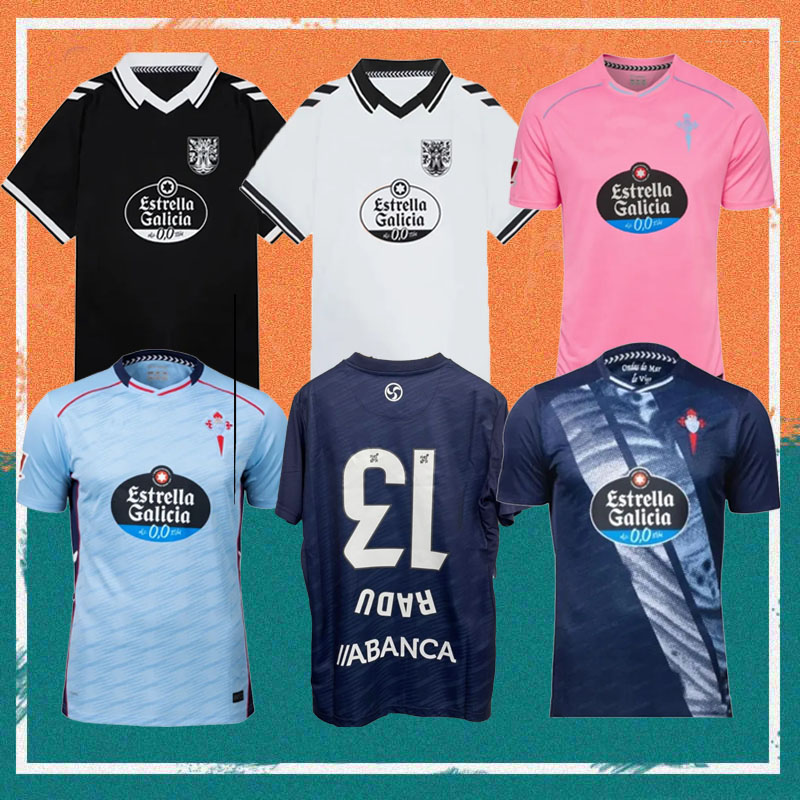 25/26 Special Celta Vigo IAGO ASPAS Soccer Jerseys 2025 100th Anniversary DAMIAN ALFON B.IGLESIAS JAVI RGUEZ FRAN BELTRAN Shirt