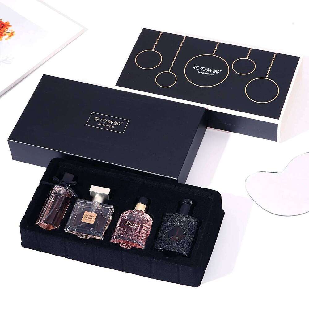 Brand Gift Box 4Pcs Set Perfume Women Parfum Femme 100ml Fresh Natural Floral Scent Spray Feminino Perfumes De Mujer Originales Z260311