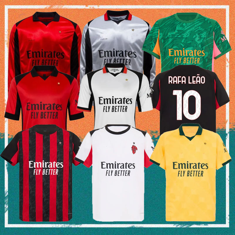 2025 AC MilLAn fourth #14 Modric Soccer Jerseys 25 26 PULISIC THEO RICCI Shirt RAFA LEAO CALABRIA GIMENEZ KALULU OKAFOR BENNACER WALKER kids kit Football uniforms