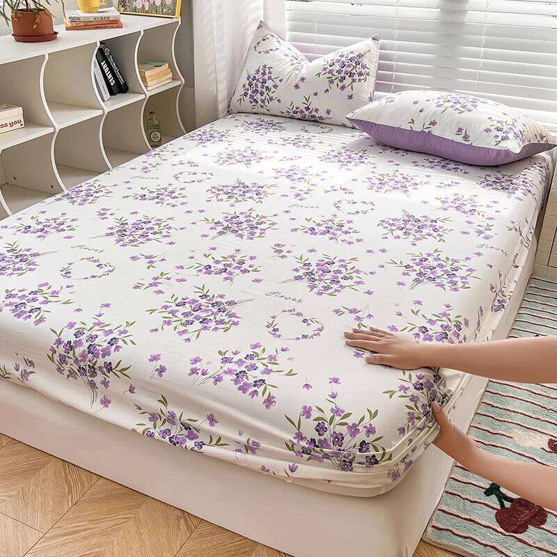 A 3-piece printed pillowcase set, including 1 bed cover +2 pillowcases without cores, soft and breathable H260311