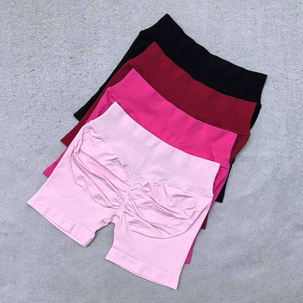 2 Pieces Women Yoga Set Seamless Adjustable Strappy Tank Top Scrunch Sports Shorts Gym Clothes Woman Summer Workout Outfits 26H0311