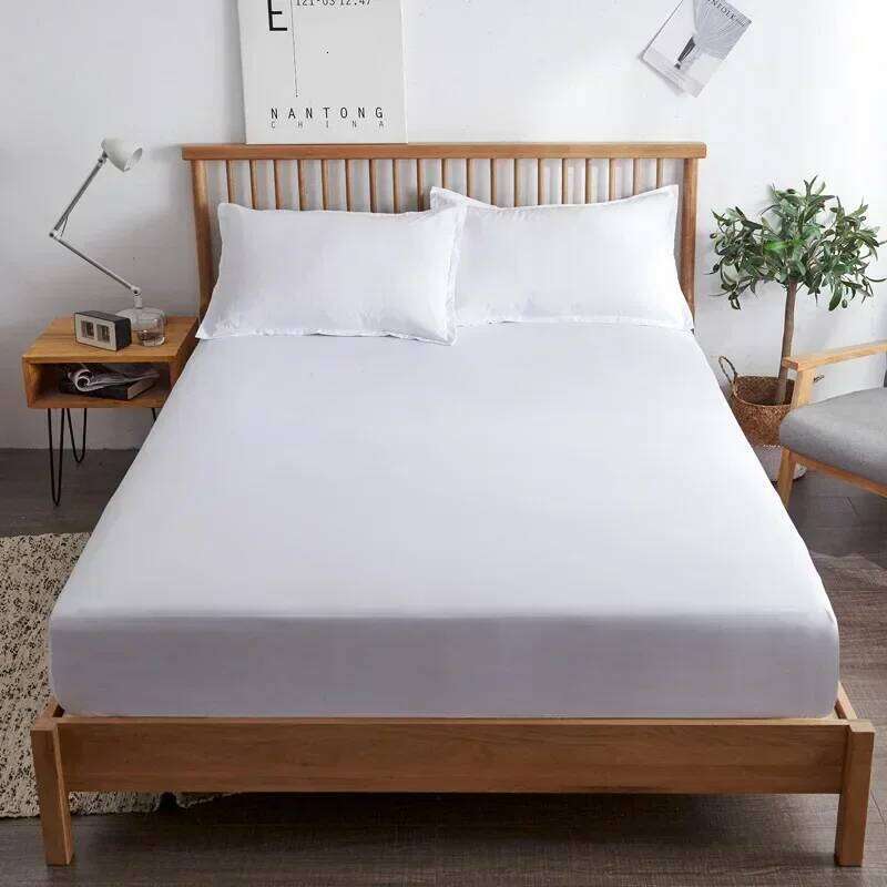 3pcs Cotton Bed 1 Fitted Sheet + 2 Pillowcases Breathable Soft Mattress with Pillow Cover Bedding Set H260311 - view 7