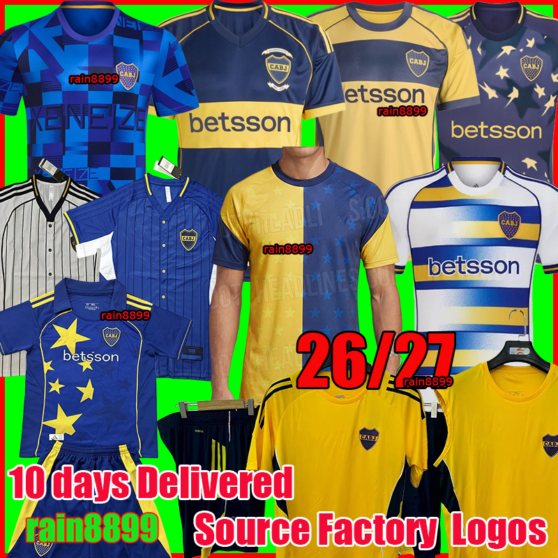 25 26 Boca Juniors 4th Soccer Jerseys Special fourth 2025 Football Shirts men kids kit CAVANI JANSON MEDINA VILLA FERNANDEZ BENEDETTO ZEBALLOS 2026