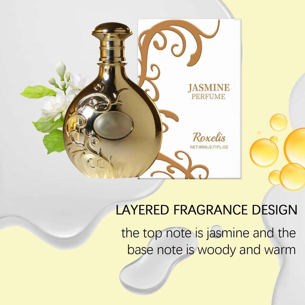 Selling Jasmine Perfume for Women Eau De Toilette Fresh Elegant Sweet Floral Scent Long Lasting Fragrance Date Romantic Gift Z260311